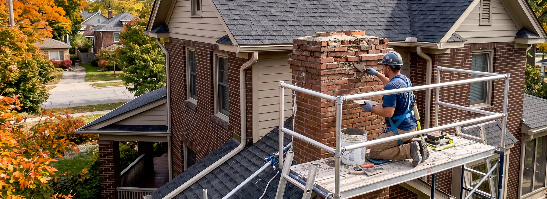 Chimney Masonry Repair in Upper Darby, PA