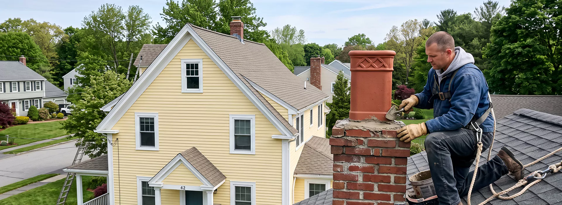 Chimney Pot Repair Upper Darby, PA
