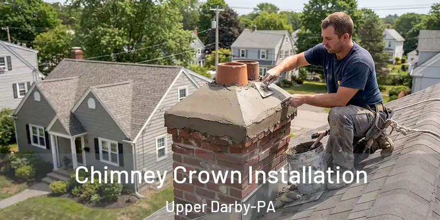  Chimney Crown Installation Upper Darby-PA