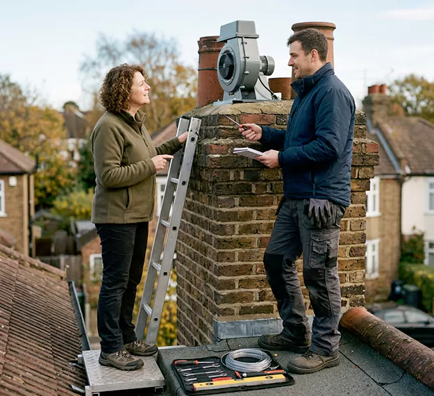 Why Upper Darby, PA Homeowners Choose Our Chimney Fan Installation Team?