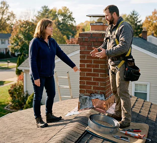 What Makes Our Chimney Flashing Services Different in Upper Darby, PA?