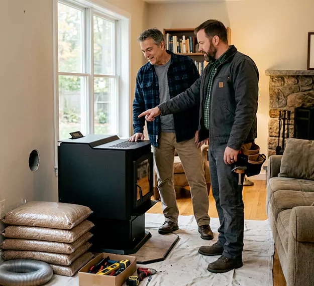 Why Upper Darby Homeowners Choose Our Pellet Fireplace Installation Team?