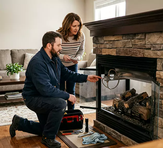 Why Upper Darby, PA Homeowners Choose Our Propane Fireplace Repair Team?