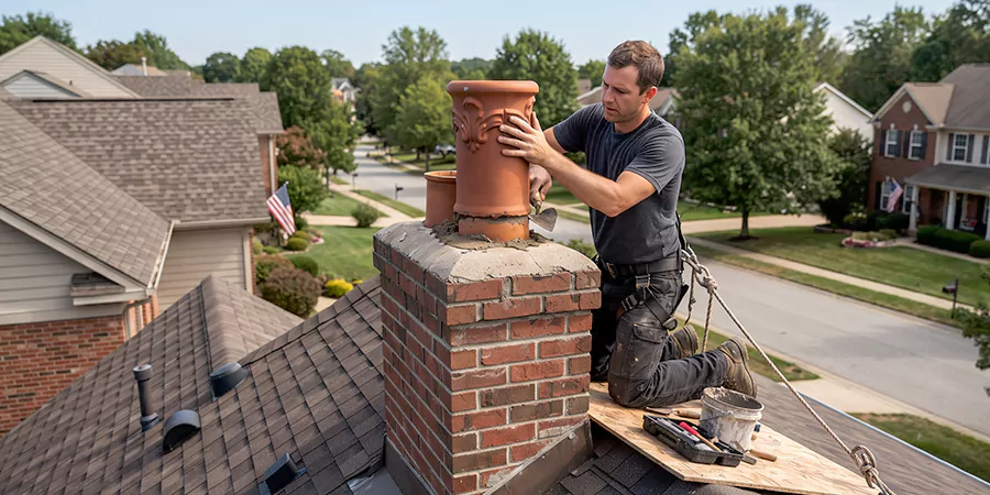 Decorative and Custom Chimney Pot Installation Upper Darby