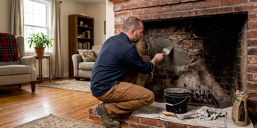 Modern Fireplace Refacing Upper Darby