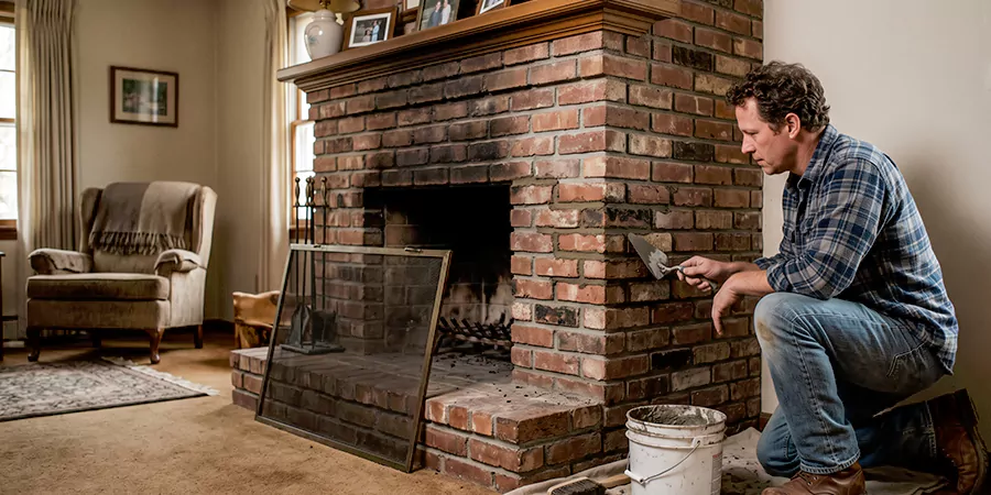 Old Fireplace Safety Repair Upper Darby