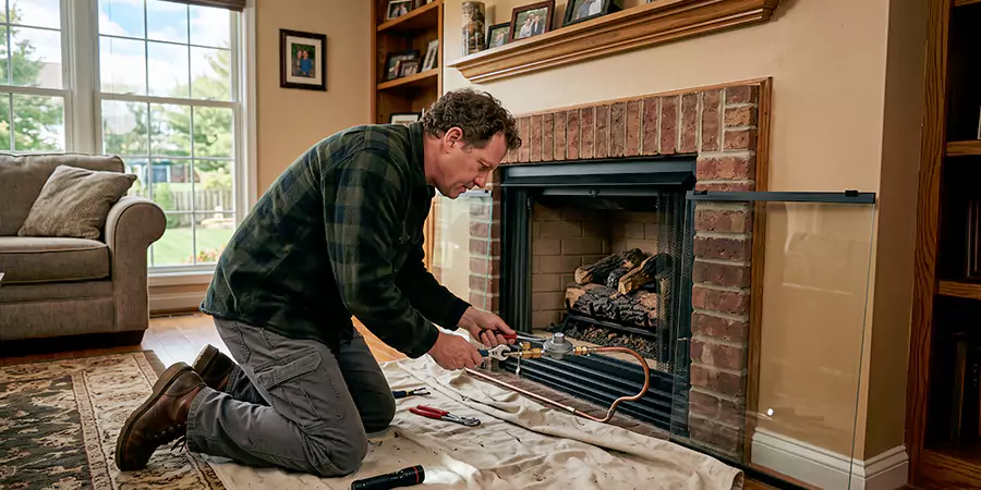 Propane Fireplace Regulator and Gas Line Repair Upper Darby