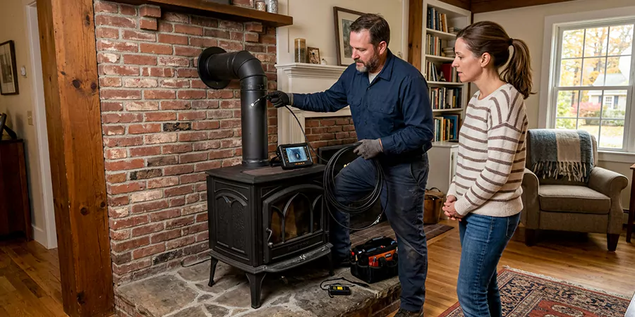 Wood Stove Chimney Inspection Upper Darby